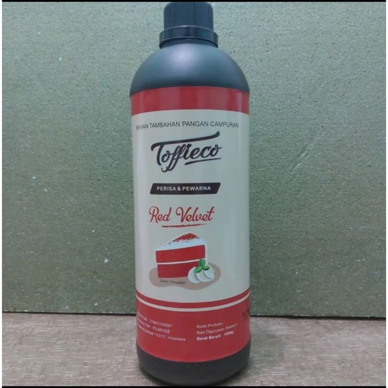 

Toffieco pasta Redvelvet 1ltr 1botol