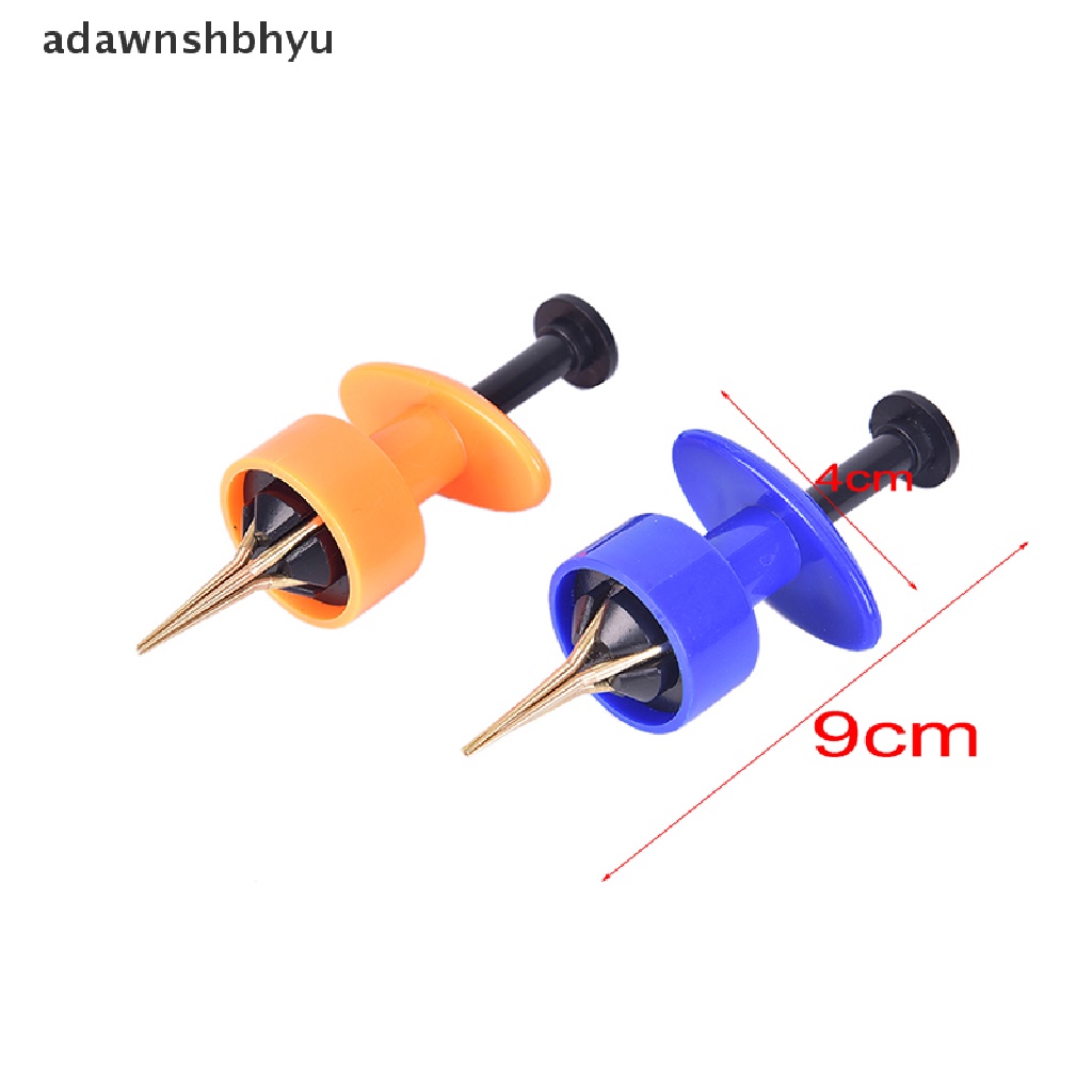 Adawnshbhyu 1pc Klip Cacing Darah Umpan Umpan Cacing Tanah Klip Alat Pancing Worm Hook Clamp ID