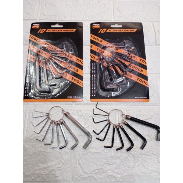 10 pcs Kunci set L