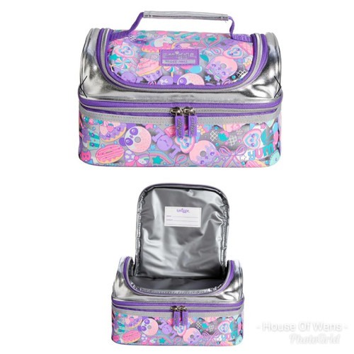 SMIGGLE Double Decker Lunchbox Lunchbag Minecraft / Avengers / Ariel / Cinderella