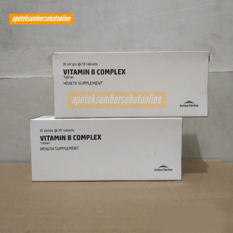 Jual Vitamin B Complex PerBOX Isi 100 Tablet Membantu Memenuhi ...