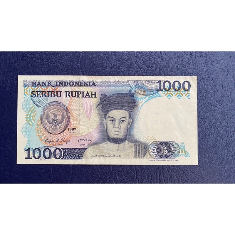 UANG KUNO 1000 Rupiah Sisingamangaraja 1987