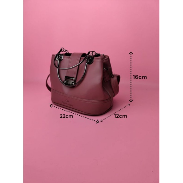 NEW ARRIVAL TAS SELEMPANG WANITA SOPHIE FAIRIESE T3036P3 ESMONIA LOPPER HARDWARE GOLD ORIGINAL