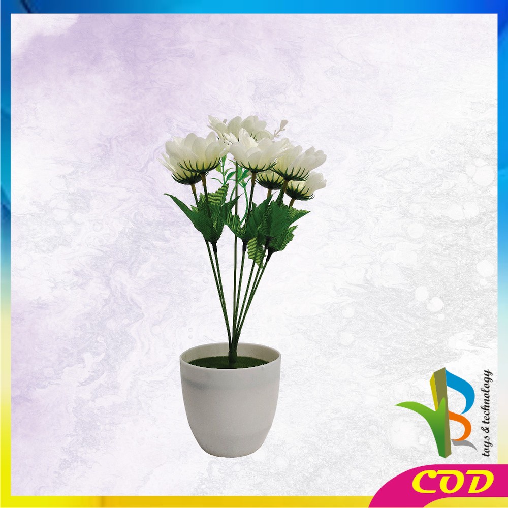 RB-C551 C555 Ornamen Pot Bunga Hias Tanaman Bunga Dekorasi Rumah Tanaman Artificial Daun Dekorasi Ruang Tamu