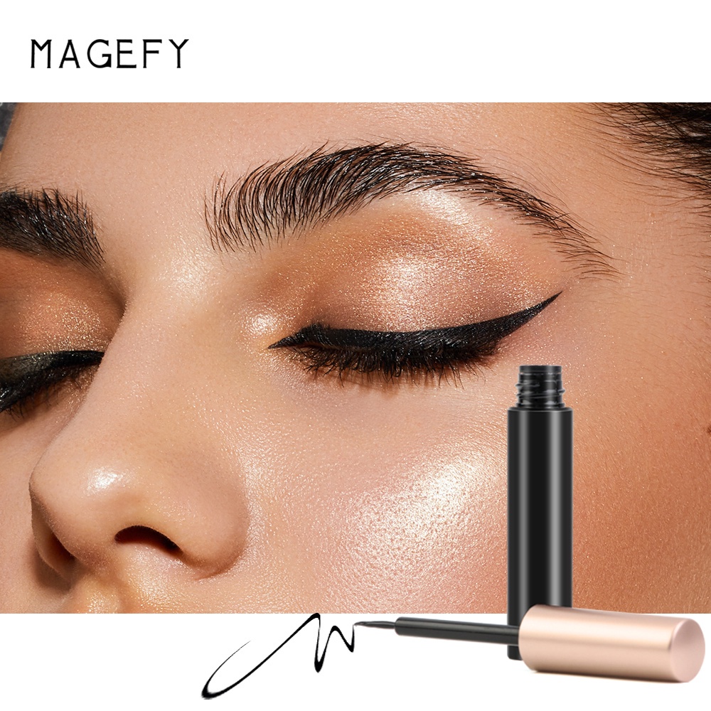 MAGEFY7125 Eyeliner Magnetic Hitam (Black) For Lashter - Liquid Magnetic Waterproof Eyelashes Bulu Mata Magnetik Alat Ke