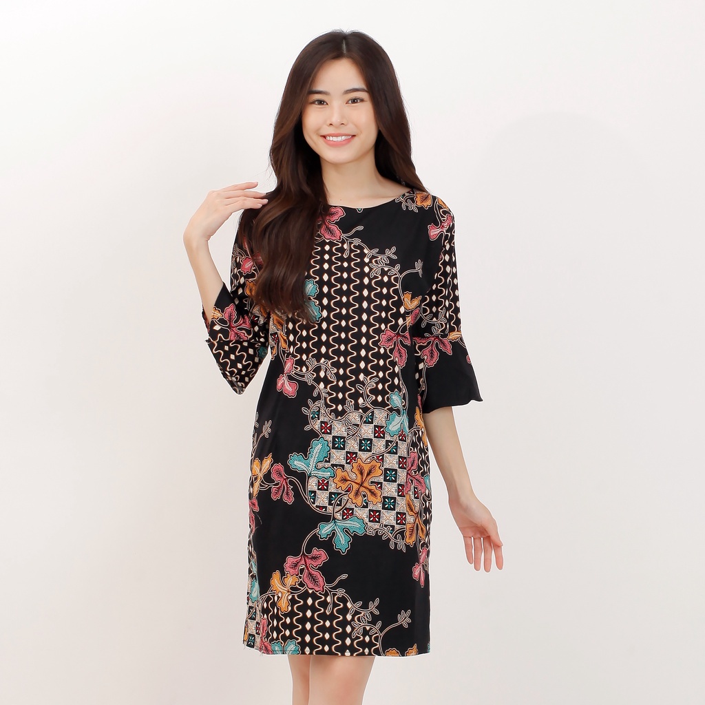 Baju batik wanita - Dress batik fashion 037