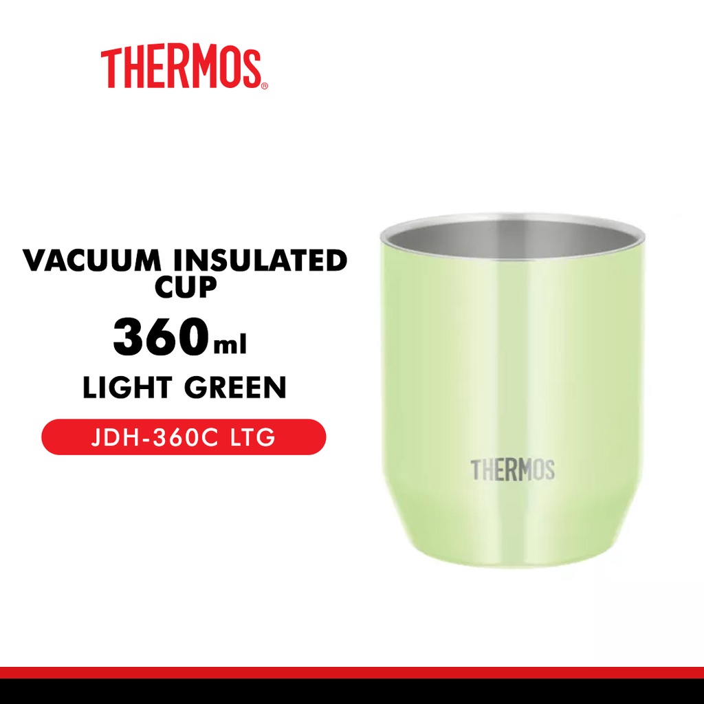 Thermos Vacuum Insulated Cup Light Green - 360 ml (JDH-360C LTG)