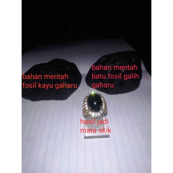 bahan akik batu posil kayu gaharu