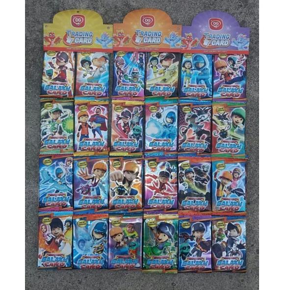 [I-B4B][➸] kartu trading card game Boboiboy galaxy DG squid game Among us free fire naruto amanah