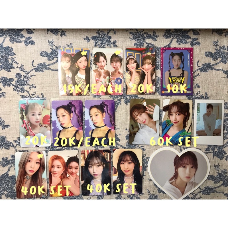 wjsn photocard daily wjsn hmph super yuppers last sequence exy soobin luda dawon yeoreum dayoung