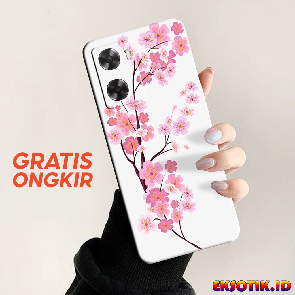 Case Oppo A57 2022 - Eksotik.id - Casing Oppo A57 2022 - Case Bunga - Skin Handphone - Silikon Oppo 