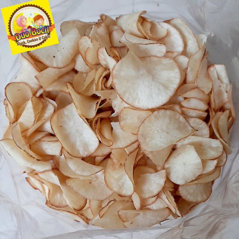 

keripik singkong kemasan 1kg enak gurih dan renyah