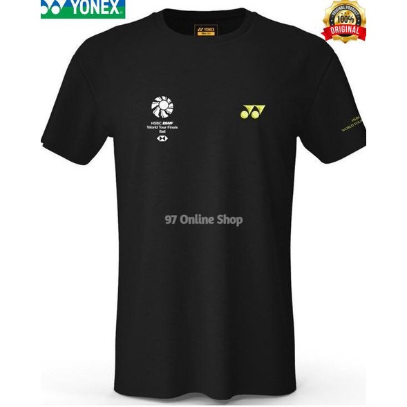 KAOS YONEX / T-SHIRT YONEX RM1810 HSBC BWF WORLD TOUR FINALS BALI|NEW|