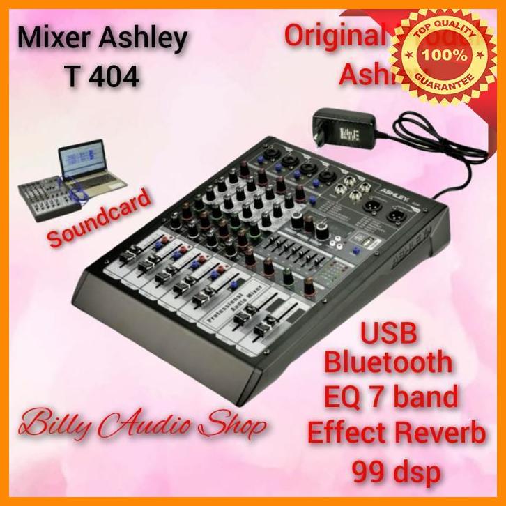 (BIL) Mixer Ashley 404i / Mixer Audio Ashley 404i 4 channel,USB, Bluetooth