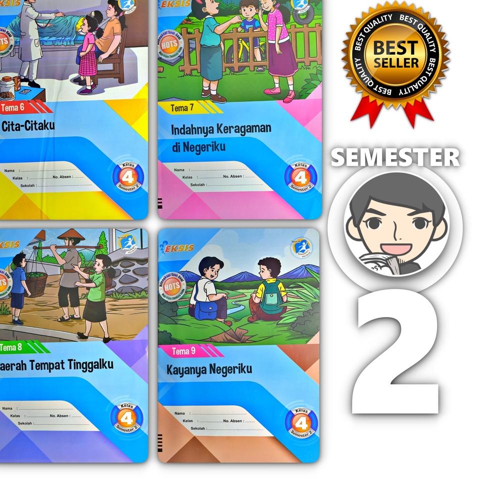 Ready Menarik PAKET LENGKAP LKS TEMATIK SD/ MI KELAS 4 TEMA 6 7 8 9 SEMESTER 2 | Eksis