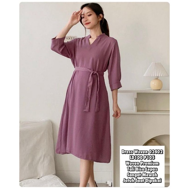 BEFAST - ZSO Dress RORA Wolfis / DRESS LUSIA / Maxy Dress Keluaran Terbaru / Pakaian Wanita Kondangan/Pesta / Dress Lengan Panjang Polos Formal / Fashion Kekinian Wanita Remaja Modis / Dress Wanita Kekinian Trendy