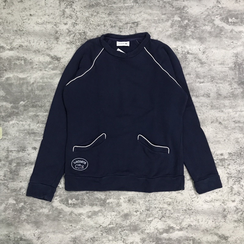 LACOSTE HOODIE CREWNECK / SECOND BEKAS PRELOVED ORIGINAL