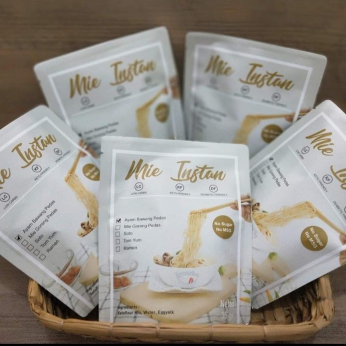 

⭐BISA COD⭐ Mie Instan Keto ll Paket Mie ll Keto food ll Rendah Karbo