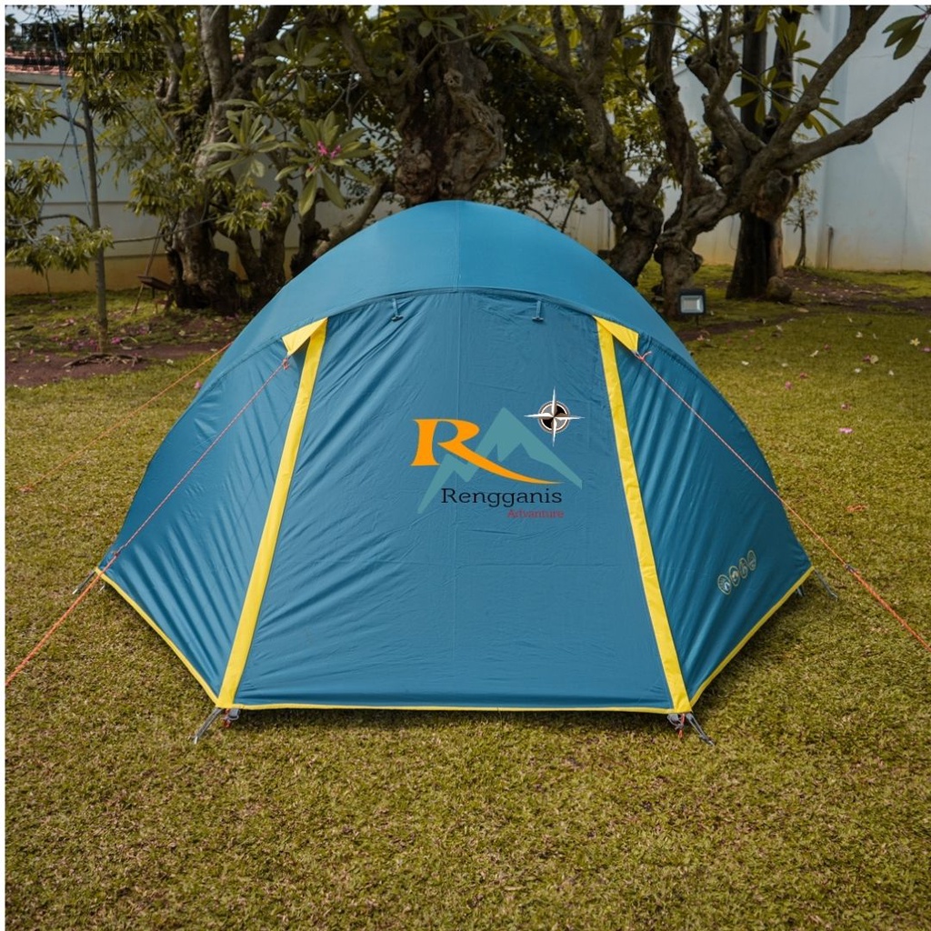 Tenda Camping NSM 4 Kapasitas 4 Orang TENDAKI Borneo 4 Orang PU 3000 MM Dome Family