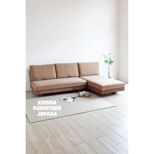 SOFA SUDUT KAYU JATI MEWAH/MEUBEL JEPARA