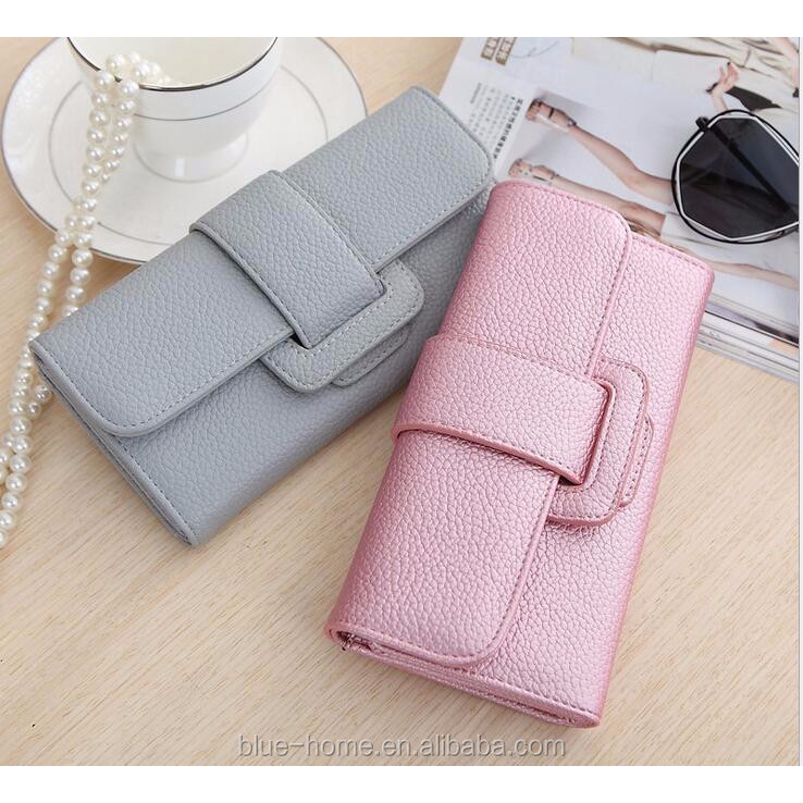 w-201 FASHION WANITA DOMPET Panjang LIPAT KULIT KOREA BAELLERRY