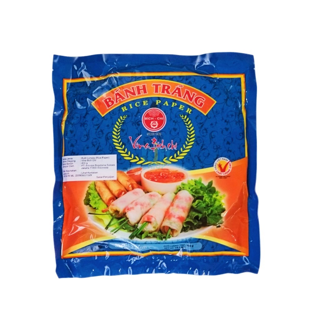

rice paper vietnam 400gr 22cm Kulit Lumpia Banh Trang