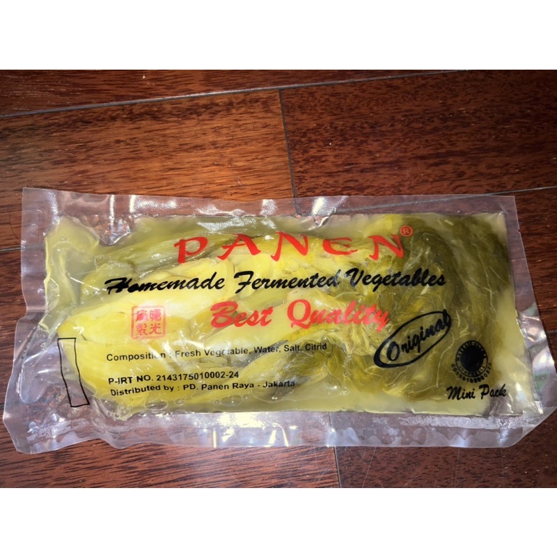 

Sayur Asin Basah Panen