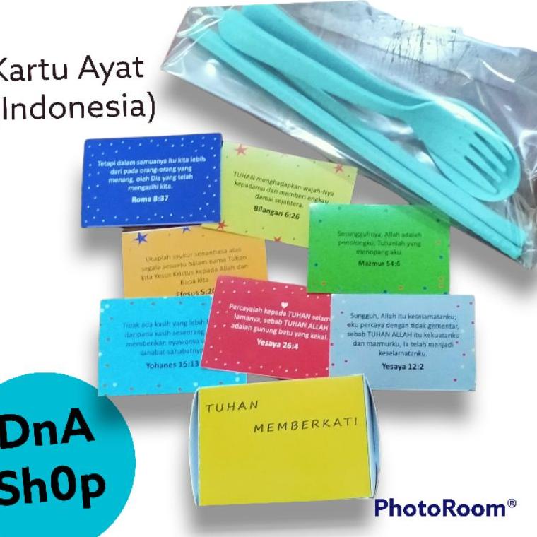 

J(5E✓) 100 Kartu Ayat Alkitab (Versi Indonesia) murah