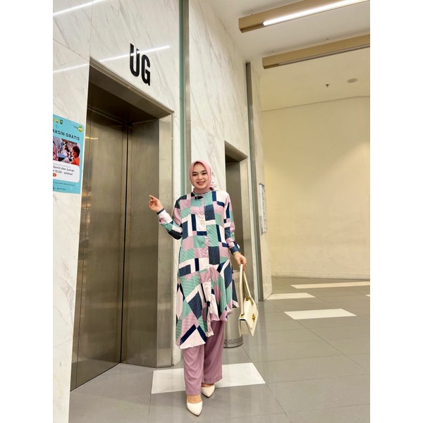 SETCEL MEWAH / SETELAN CELANA HMF/ AAFIA SET BY HMF ORIGINAL/SET HMF