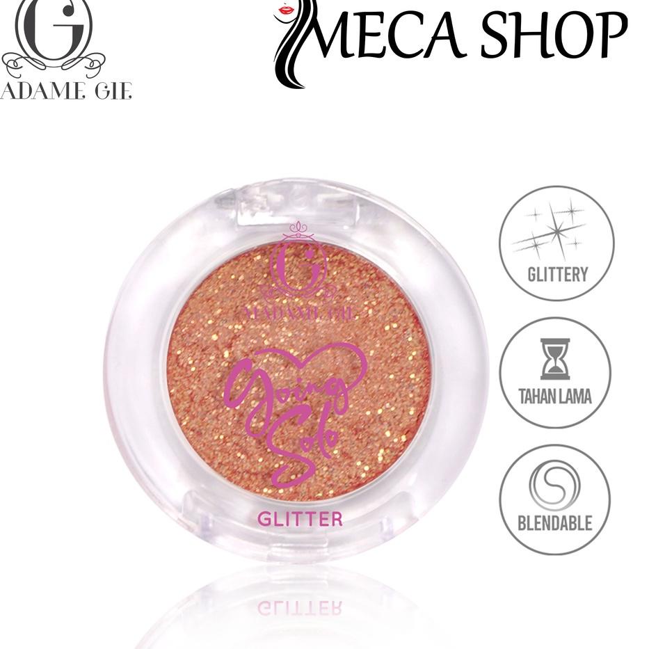 Spesial disini--Madame Gie Going Solo Glittery Pressed Eyeshadow - MakeUp