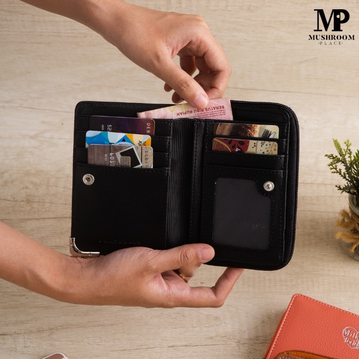 Lagi Promo Nih Dompet Cewe Resleting Milk Teddy Original - Wallet Wanita Chatelain