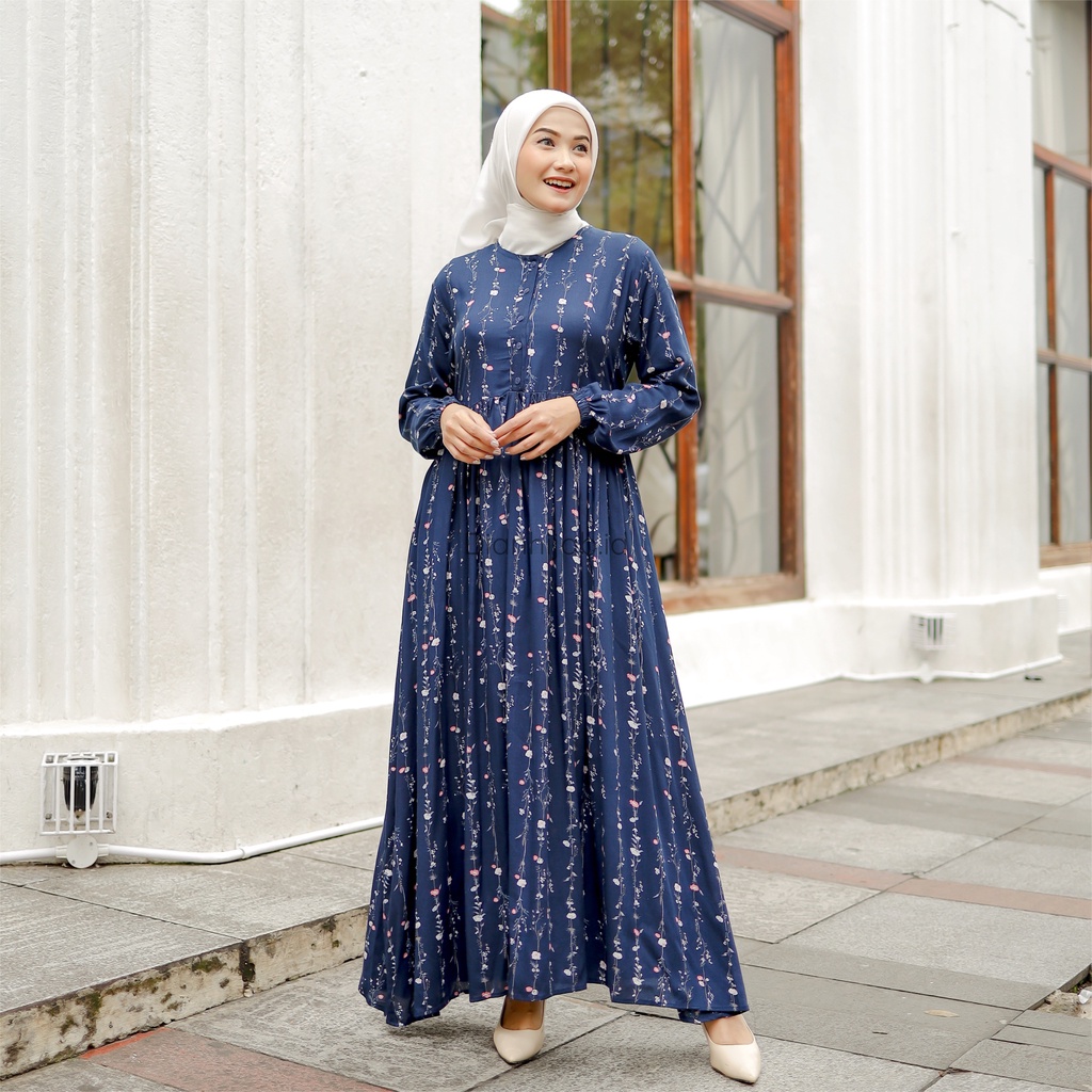 Gamis Dewasa Homey Dress Hameeda By Dianhijab.id - Bahan Rayon Viscose Premium Gamis Dewasa Luxury Gamis Pengajian Adem Nyaman Dipakai - Bisa COD