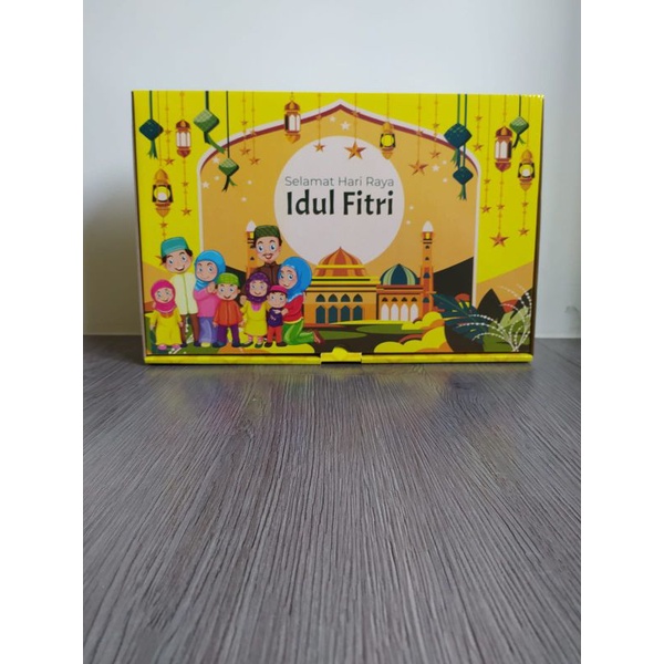 10 pcs Kardus kue kering kuker lebaran 2020 isi 6 toples standard dos paketan parcel