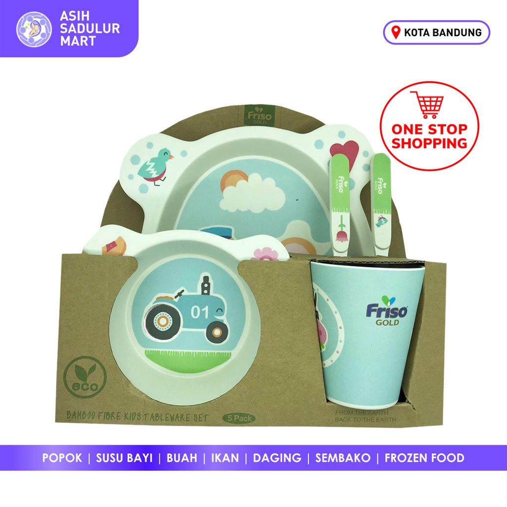 Friso Tableware Premium Set Anak Bahan Melamin Promo Murah Bandung