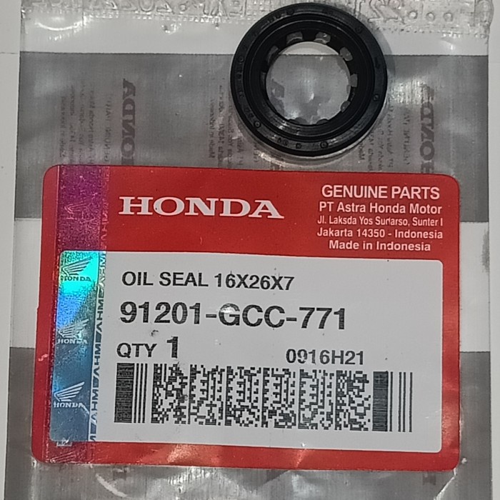 Oil Seal Seal Magnet Kruk As Kanan 16x26x7 Honda Beat. GCC.