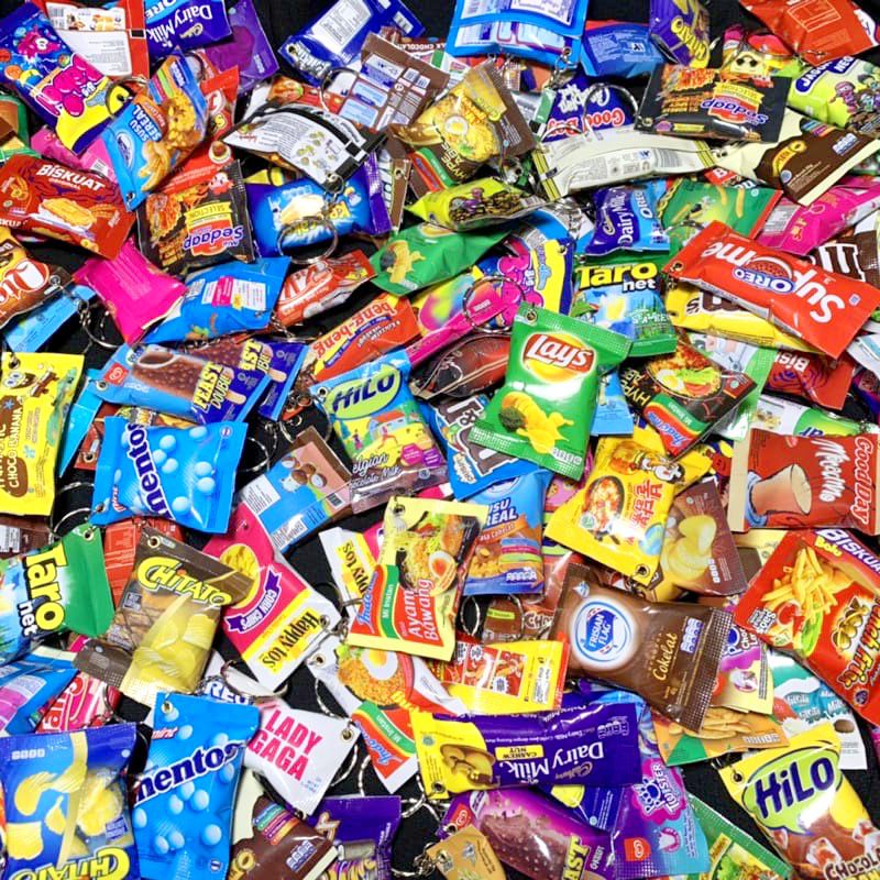 GANTUNGAN KUNCI (GANCI) SNACK MAKKANAN MINUMMAN - BEPINK JURAGAN