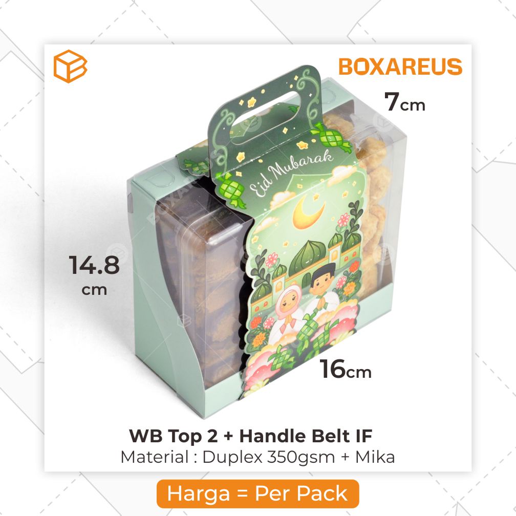 Dus Kue Kering Parcel Idul Fitri Box Hampers Lebaran Toples | WB TOP 2