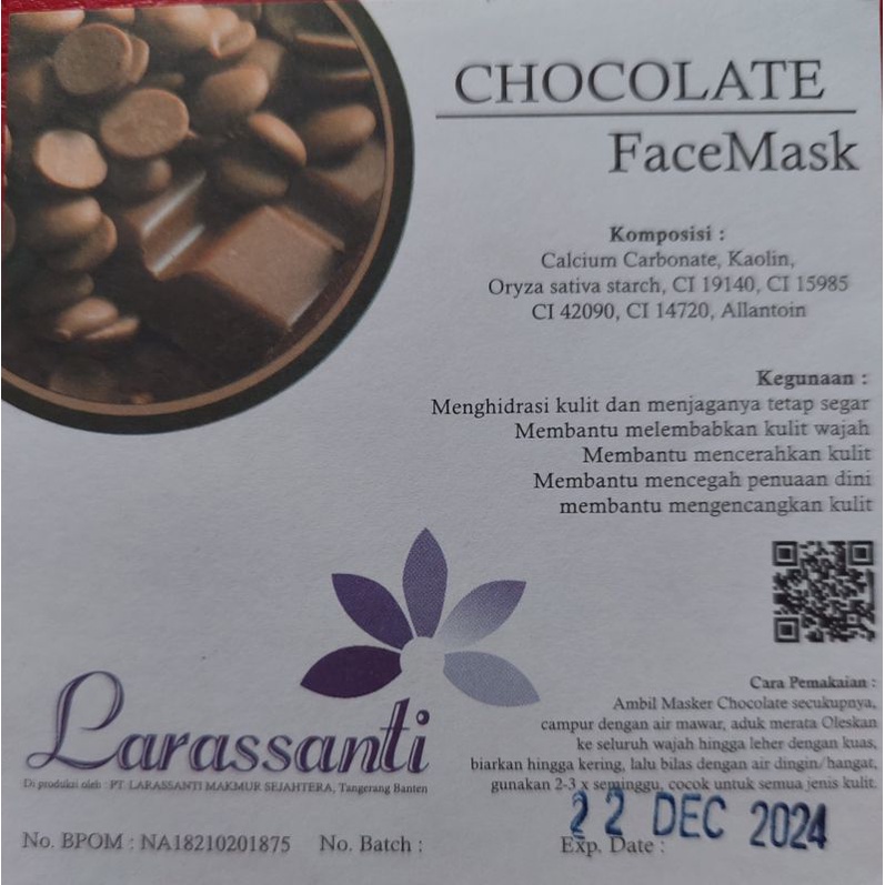 MASKER COKLAT 500 GR