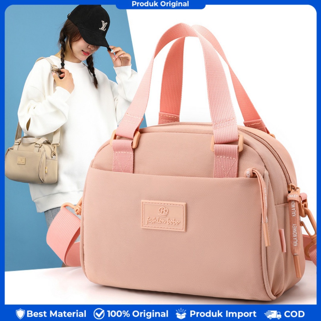 BOBO FASHION - tas selempang bobo 66119 tas selempang wanita nilon waterproof