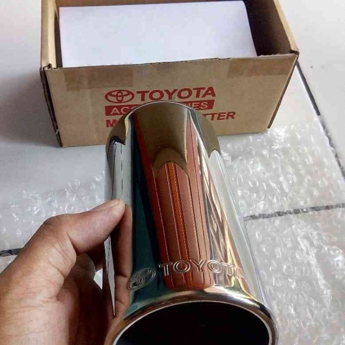 Knalpot Muffler Cutter Toyota Yaris Rush Calya Avanza Ujung Knalpot Original
