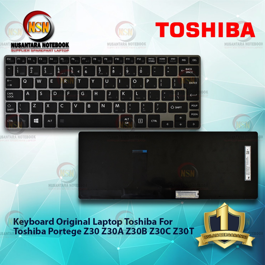 Keyboard Original Laptop For Toshiba Portege Z30 Z30A Z30V Z30C Z30T