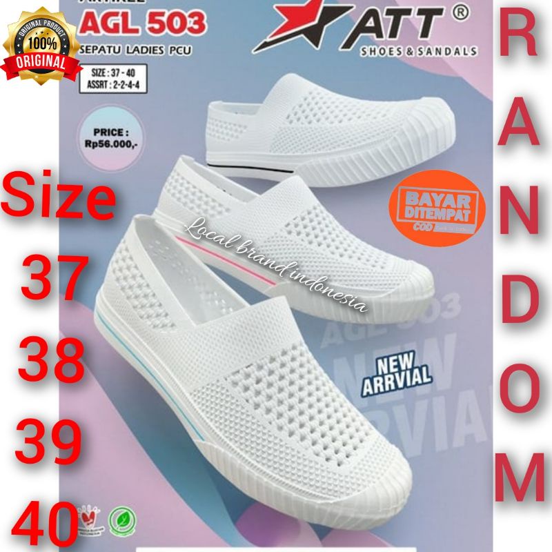 Sepatu karet slip on PEREMPUAN SEPATU ATT KARET PEREMPUAN