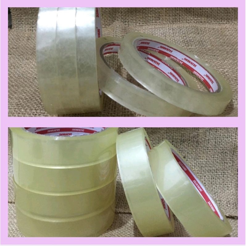 

ISOLASI BENING UKURAN 1/2 INCH DAN 1 INCH SAZANAMI ISOLATIP TAPE PEREKAT