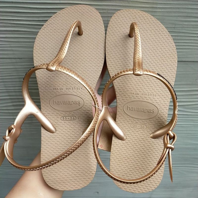 Sandal Tali Wanita Havaianas Freedom SL CF - Rose Gold