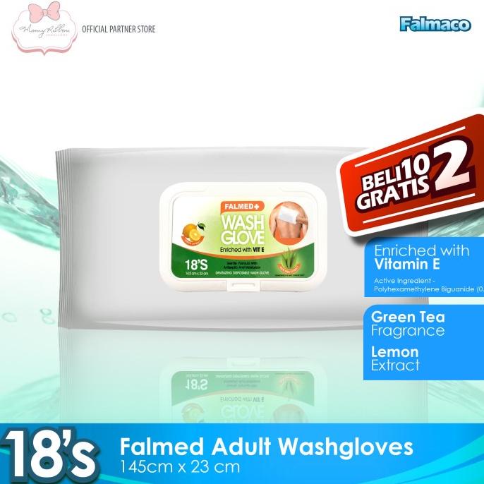 Falmed Wash Gloves (beli 10 gratis 2)