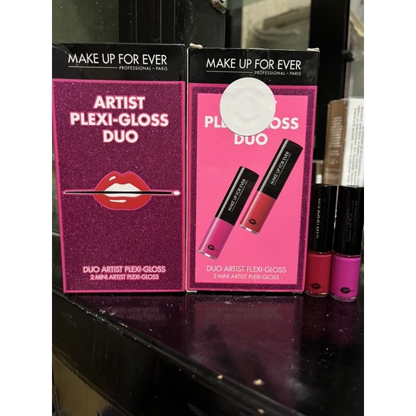 Make Up For Ever Artist Plexi Gloss Duo Mini Artist || 100%ORIGINAL