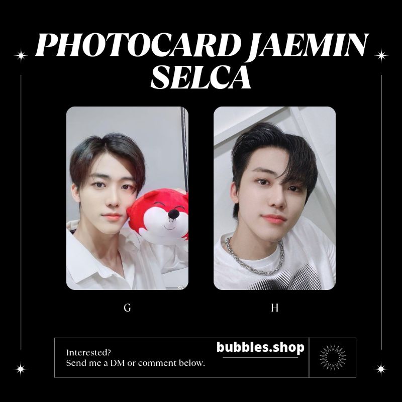 PHOTOCARD UNOFFICIAL JAEMIN NCT SELCA