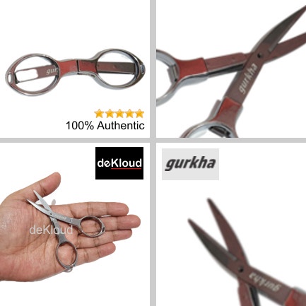 Authentic Gurkha Metal Foldable Scissors | gunting lipat kapas ss cm