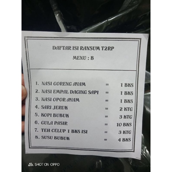 PROMO RANSUM TNI T2RP RANSUM EPROCAL 1 PAKET EXP NOVEMBER 2023