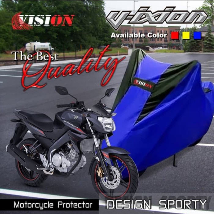 SARUNG MOTOR VIXION COVER PENUTUP BODY MOTOR WATERPROOF VISION2